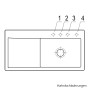 Villeroy & Boch Subway Style 60 FLAT flächenbündige Spüle - Detailansicht