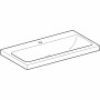 Lavabo Geberit iCon Light 90 cm avec trou de robinet au milieu, sans trop-plein - vue détaillée