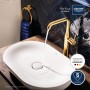 Robinet de lavabo monocommande GROHE Essence Nouveau XL-Size pour vasques sur pied - vue technique