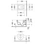 Duravit ME by Starck WC suspendu