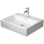 Lavabo Duravit Vero Air brossé avec 1 trou de robinet 60 x 47 cm, avec trop-plein - vue détaillée
