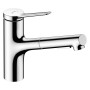Rubinetto monocomando da cucina hansgrohe Zesis M33 150 con doccetta estraibile, 2 tipi di getto