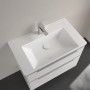 Villeroy & Boch Subway 3.0 Mobile lavabo 80 cm, con 1 foro per rubinetto, senza troppo pieno - vista dettagliata
