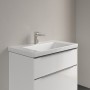 Villeroy & Boch Subway 3.0 Mobile-lavabo 80 cm, con 1 foro per rubinetto, senza troppo pieno - vista tecnica
