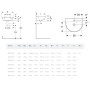 Lavabo Geberit Renova 45 x 36 cm avec trou de robinet et trop-plein - photo produit