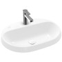 Villeroy & Boch Architectura Lavabo incasso 60 x 45 x 17 cm, ovale, senza troppo pieno, non levigato - vista tecnica