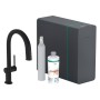 hansgrohe Aqittura M91 SodaSystem 210, beccuccio estraibile, 1 getto, sBox lite, Set di avviamento