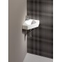 Lavabo d'angle Geberit iCon 46 cm - vue détaillée