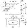 Lavabo meuble GROHE Essence 100 cm - photo produit
