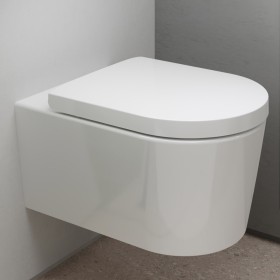 hansgrohe EluPura S Wand WC Set 540 spülrandlos mit WC-Sitz und HygieneEffect