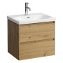 Vasque LAUFEN LUA 60 x 46 cm avec trou de robinet, avec trop-plein - vue technique