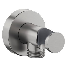 Supporto a parete Duravit con porta doccia e rosone rotondo