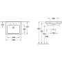 Villeroy & Boch Subway 2.0 Lavabo 60 cm Sottostante levigato - immagine prodotto