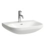 Vasque LAUFEN LUA 60 x 46 cm avec trou de robinet, avec trop-plein, non encastrable - vue détaillée