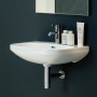 Vasque LAUFEN LUA 60 x 46 cm avec trou de robinet, avec trop-plein, non encastrable - vue technique