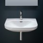 Vasque LAUFEN LUA 60 x 46 cm avec trou de robinet, avec trop-plein, non encastrable