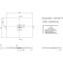 Piatto doccia Villeroy & Boch Squaro Infinity 120 x 90 cm - immagine prodotto