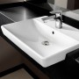 Villeroy & Boch Avento Lavabo d'appoggio 55 x 44 cm, con troppopieno - vista tecnica