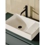 Roca Ona Aufsatz-Waschtisch 55 x 34,5 cm Becken links, rechteckig - Detailansicht