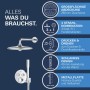 GROHE Precision SmartControl Duschsystem, Thermostat, UP, mit Vitalio Joy 260, rund - Produktansicht
