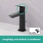 Rubinetto monocomando per lavabo hansgrohe Logis 110 Fine con scarico a tirante - immagine prodotto