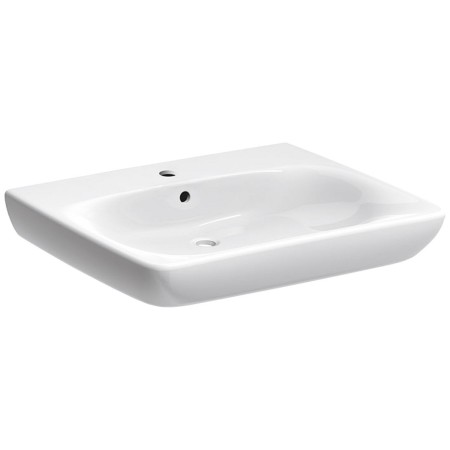 Lavabo Geberit Renova Comfort 65 cm, accessible aux personnes à mobilité réduite