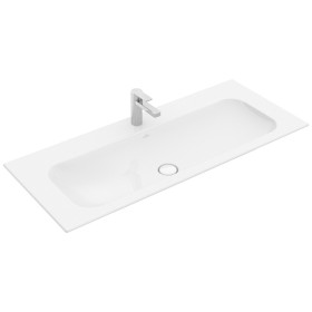 Villeroy & Boch Finion Schrankwaschtisch 120 cm mit Hahnloch, mit ViFlow Überlauf