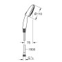 GROHE Vitalio Start 110 Handbrauseset mit 2 Strahlarten - Produktansicht