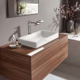 Rubinetto monocomando per lavabo hansgrohe Vivenis 250 con tappo a tirante