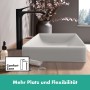 Robinet de lavabo monocommande hansgrohe Vivenis 250 avec bonde à tirette - vue technique