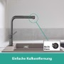 hansgrohe Talis M54 Miscelatore monocomando per cucina 270, beccuccio estraibile, 1jet, sBox - vista tecnica