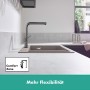 hansgrohe Talis M54 Miscelatore monocomando per cucina 270, beccuccio estraibile, 1jet, sBox