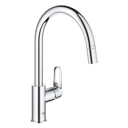 Rubinetto monocomando GROHE StartFlow con bocca alta estraibile 1/2"