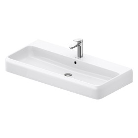 Duravit Qatego Waschtisch 100 x 47 cm, 1 Hahnloch, mit HygieneGlace
