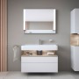 Lavabo Duravit Qatego 100 x 47 cm, 1 trou de robinet, avec HygieneGlace - vue détaillée