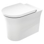 Duravit White Tulip Stand-WC avec HygieneGlaze, sans bride de rinçage