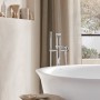 Duravit White Tulip Badewanne freistehend rund Ø 140 cm - technische Ansicht