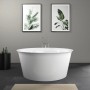 Duravit White Tulip Badewanne freistehend rund Ø 140 cm - Produktansicht