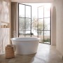 Duravit White Tulip Badewanne freistehend rund Ø 140 cm - Detailansicht
