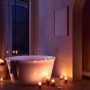 Duravit White Tulip Badewanne freistehend rund Ø 140 cm - technische Ansicht