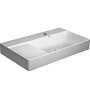 Lavabo Duravit DuraSquare asymétrique avec 1 trou de robinet 80 x 47 cm, vasque à droite