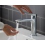 Mitigeur de lavabo monocommande Duravit B.1 M, avec vidage à tirette - vue technique