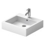 Lavabo à poser Duravit Vero 50 cm avec 1 trou de robinet, satiné - vue technique