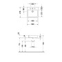 Lavabo à poser Duravit Vero 50 cm avec 1 trou de robinet, satiné - photo produit