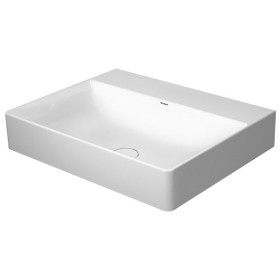 Lavabo Duravit DuraSquare sans trou de robinet, 60 x 47 cm