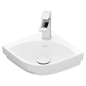 Villeroy & Boch Subway 3.0 Eck-Handwaschbecken 32 cm, mit 1 Hahnloch, ohne Überlauf