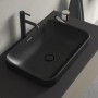 Vasque à poser Duravit Happy D.2 Plus 60 cm anthracite mat, sans trop-plein, sans plage de robinetterie