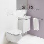 LAUFEN PRO Wand-WC Compact spülrandlos inkl. WC-Sitz - technische Ansicht