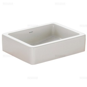 Vasque à poser Duravit Vero 50 cm sans trou de robinet polie