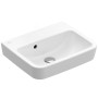 Villeroy & Boch O.novo Lavabo d'appoggio 45 x 37 cm con troppopieno, senza foro miscelatore - vista dettagliata